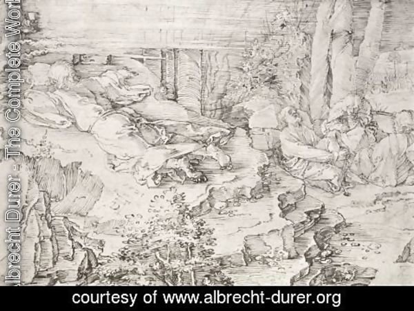 Albrecht Durer - Christ On The Mount Of Olives 1521