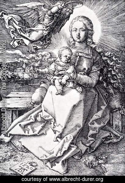Albrecht Durer - Madonna Crowned By An Angel