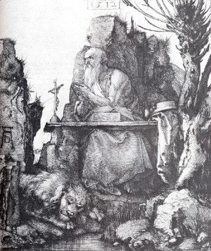 Albrecht Durer - St  Jerome By The Pollard Willow