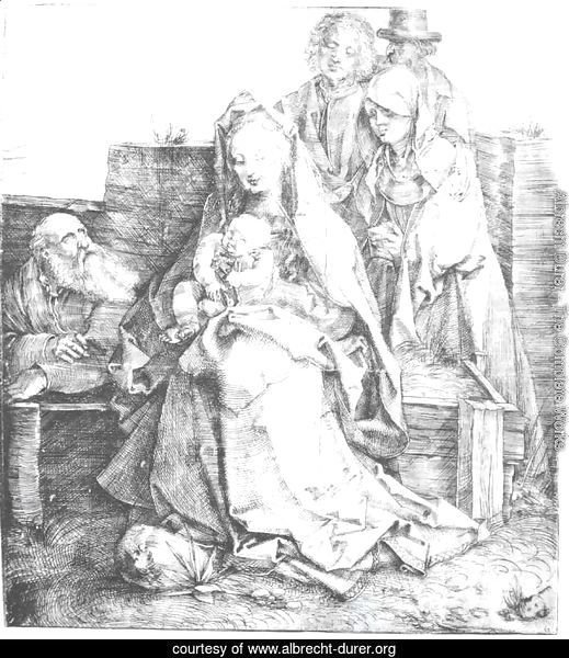 The Holy Family With St  John  The Magdalen And Nicodemus
