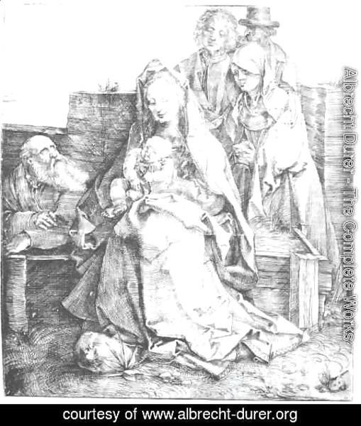 Albrecht Durer - The Holy Family With St  John  The Magdalen And Nicodemus