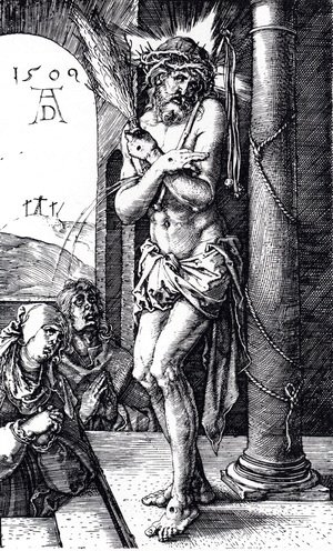 Man Of Sorrows By The Column (Engraved Passion)
