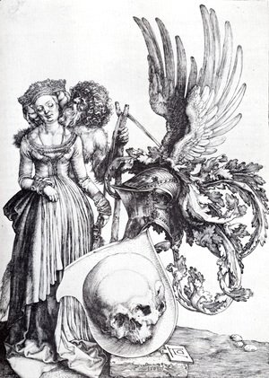 Albrecht Durer - Coat Of Arms With A Skull