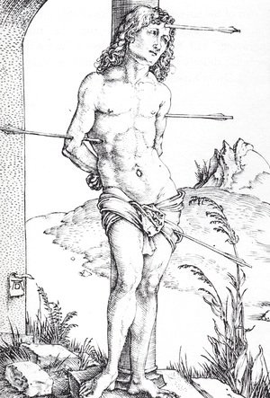 St Sebastian At The Column   First State