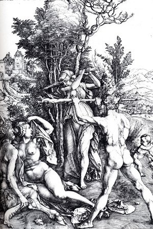 Albrecht Durer - Hercules At The Crossroads 1498
