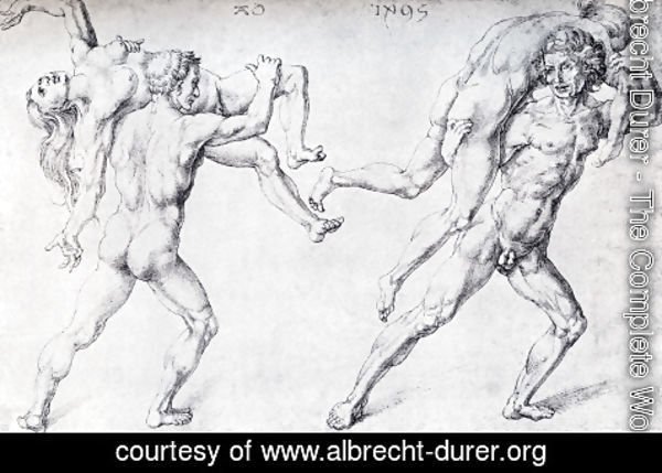 Albrecht Durer - Abduction Of A Woman (Rape Of The Sabine Women)