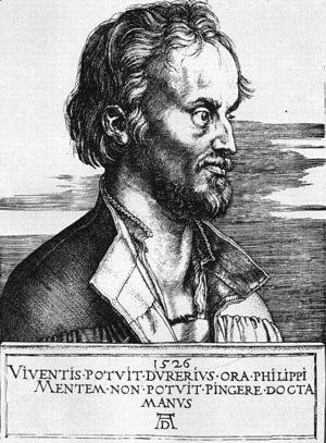 Albrecht Durer - Portrait Of Philip Melanchthon