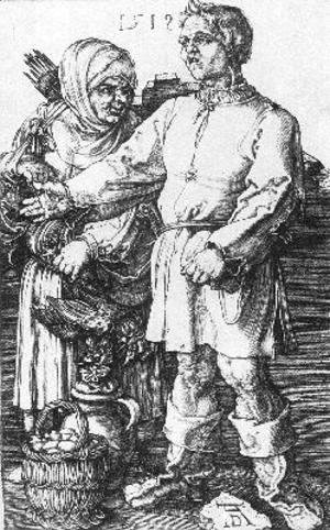 Albrecht Durer - Peasants At The Market