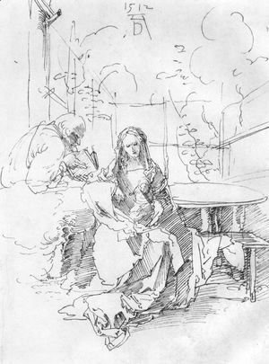 Albrecht Durer - The Holy Family In A Trellis
