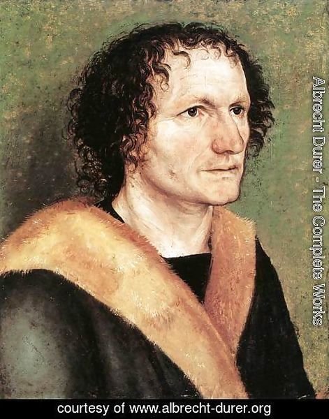 Albrecht Durer - Portrait Of A Man 1498