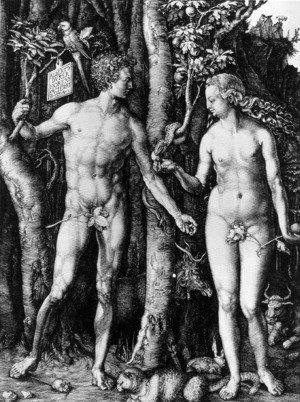Albrecht Durer - Adam and Eve (The Fall of Man)