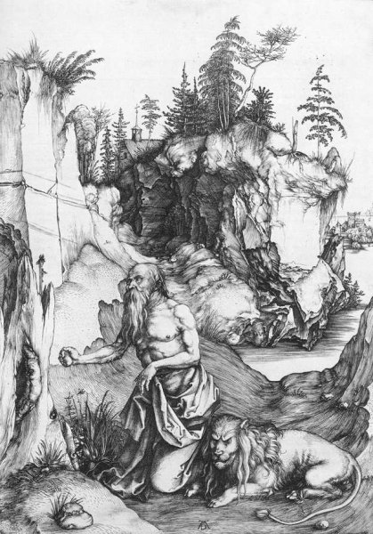 St  Jerome Penitent In The Wilderness