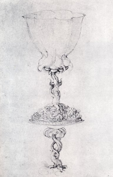 Design For A Goblet  With A Variant Of The Base