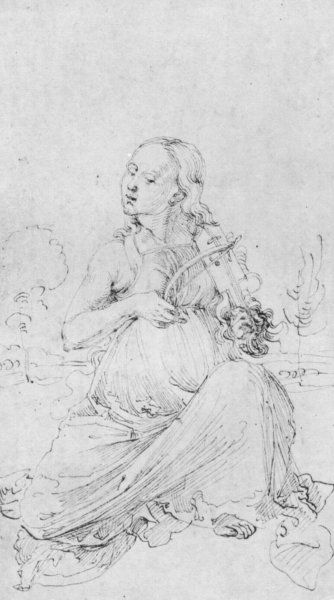 Drawing from the Tarot  The Muse Thalia