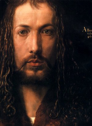 Albrecht Durer - Self Portrait [detail]