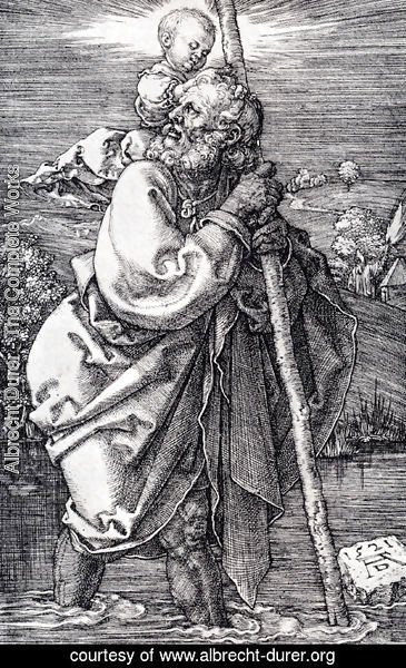 Albrecht Durer - St. Christopher Facing To The Left