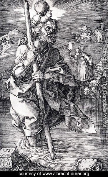 Albrecht Durer - St. Christopher Facing To The Right