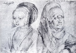 A Young Girl Of Cologne And Durer's Wife