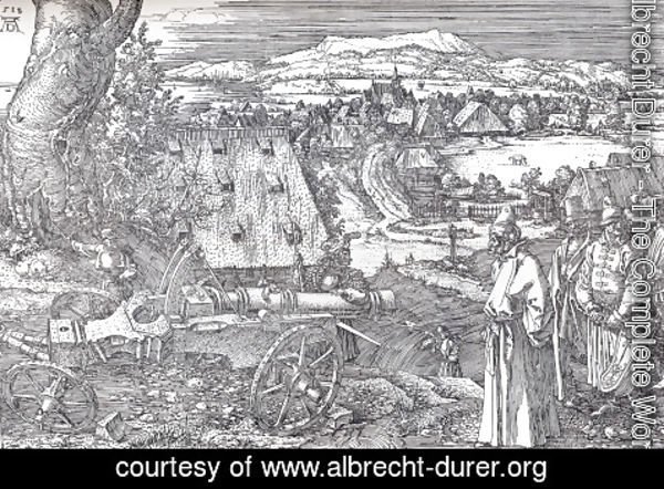 Albrecht Durer - Landscape With Cannon