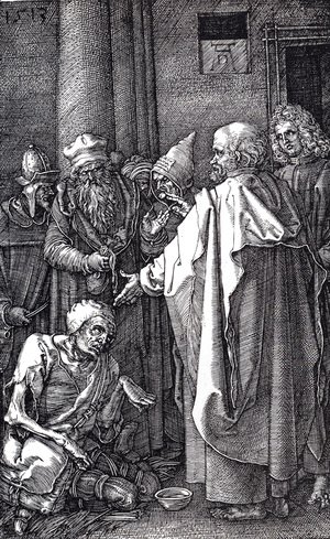 Albrecht Durer - St. Peter And St. John Healing The Cripple