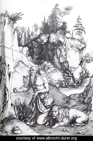 Albrecht Durer - St. Jerome Penitent In The Wilderness