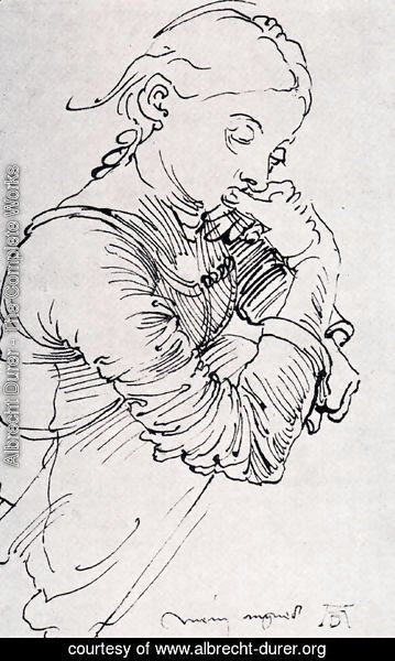 Albrecht Durer - Durer's Wife Agnes
