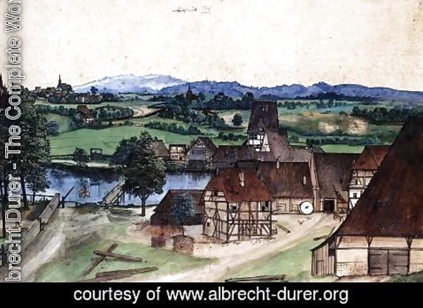 Albrecht Durer - Wire Drawing Mill
