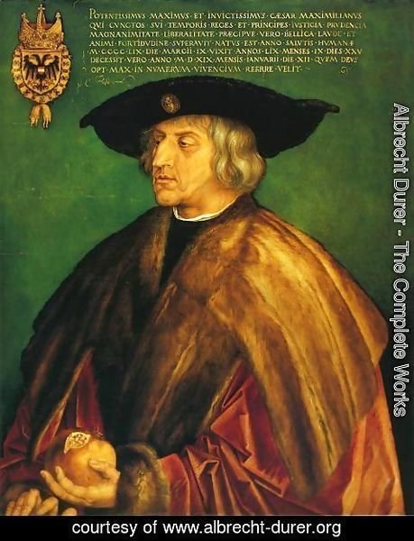 Albrecht Durer - Portrait of Emperor Maximilian