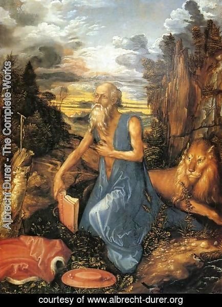 Albrecht Durer - St. Jerome in the Wilderness