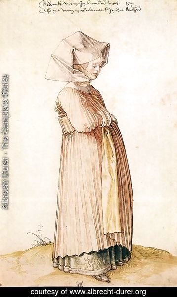 Albrecht Durer - Nuremberg Woman Dressed for Church