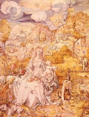 Albrecht Durer - The Virgin among a Multitute of Animals
