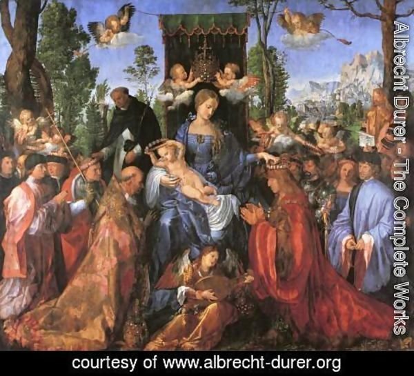 Albrecht Durer - The Altarpiece of the Rose Garlands