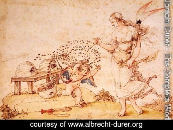 Albrecht Durer - Cupid the Honey Thief