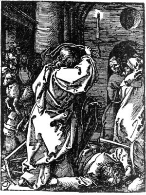 Albrecht Durer - Christ Driving Money Changers from Temple
