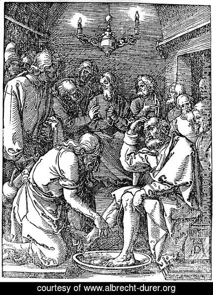 Albrecht Durer - Christ Washing the Feet of St. Peter