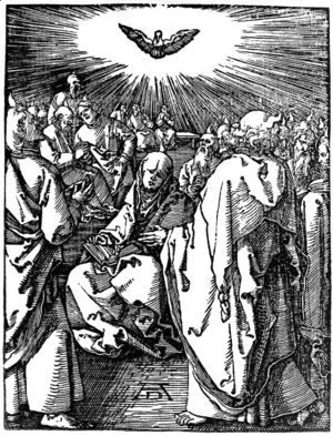 Albrecht Durer - Descent of the Holy Ghost