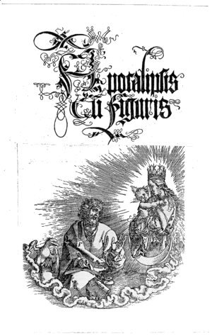 Albrecht Durer - Virgin & Child Appearing to St.John while He Writes his Revelations