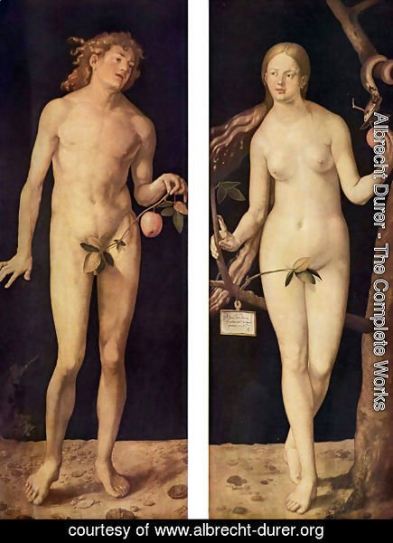 Albrecht Durer - Adam and Eve 2