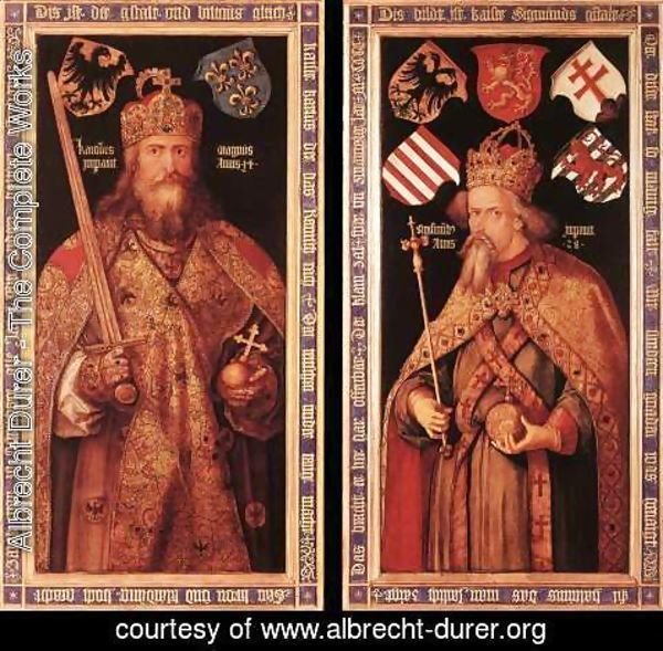 Albrecht Durer - Emperor Charlemagne and Emperor Sigismund