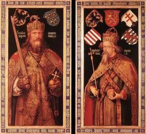 Albrecht Durer - Emperor Charlemagne and Emperor Sigismund