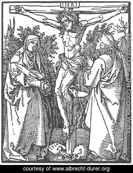 Albrecht Durer - Christ on the Cross with the Virgin and St John