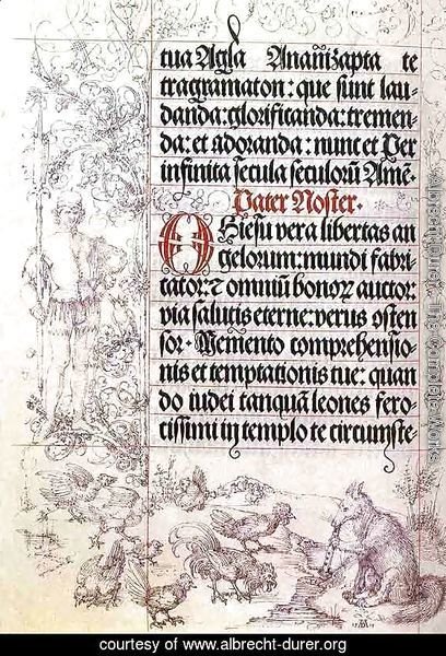 Illumination from Priere book