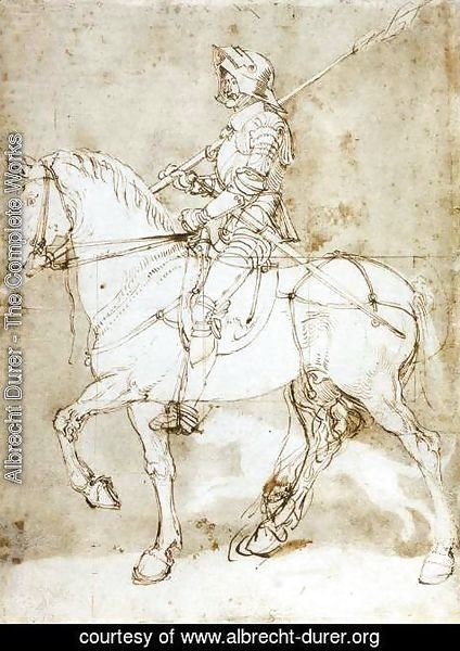 Albrecht Durer - Knight on Horseback