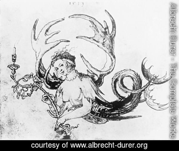 Albrecht Durer - The chandelier female