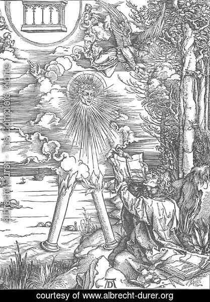 Albrecht Durer - The Revelation of St John, 09. St John Devours the Book