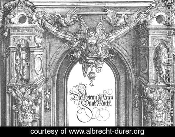 Albrecht Durer - Triumphal Arch (detail 01)