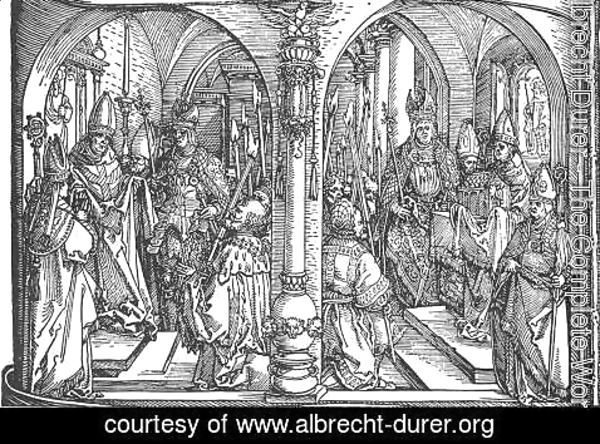 Albrecht Durer - Triumphal Arch (detail 12)