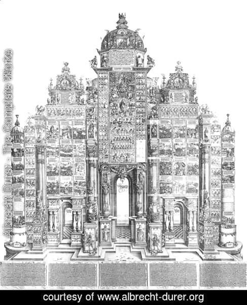 Albrecht Durer - Triumphal Arch (entire view)