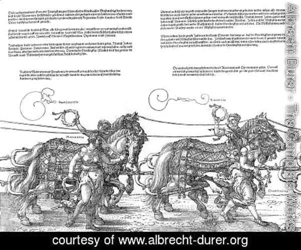Albrecht Durer - Triumphal Chariot (3-4)