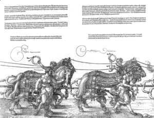 Albrecht Durer - Triumphal Chariot (3-4)